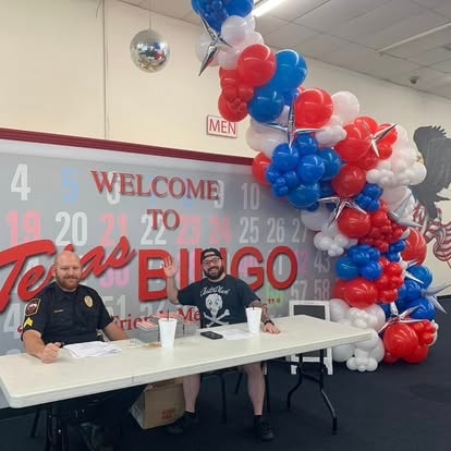 Welcome to San Diego event with balloons